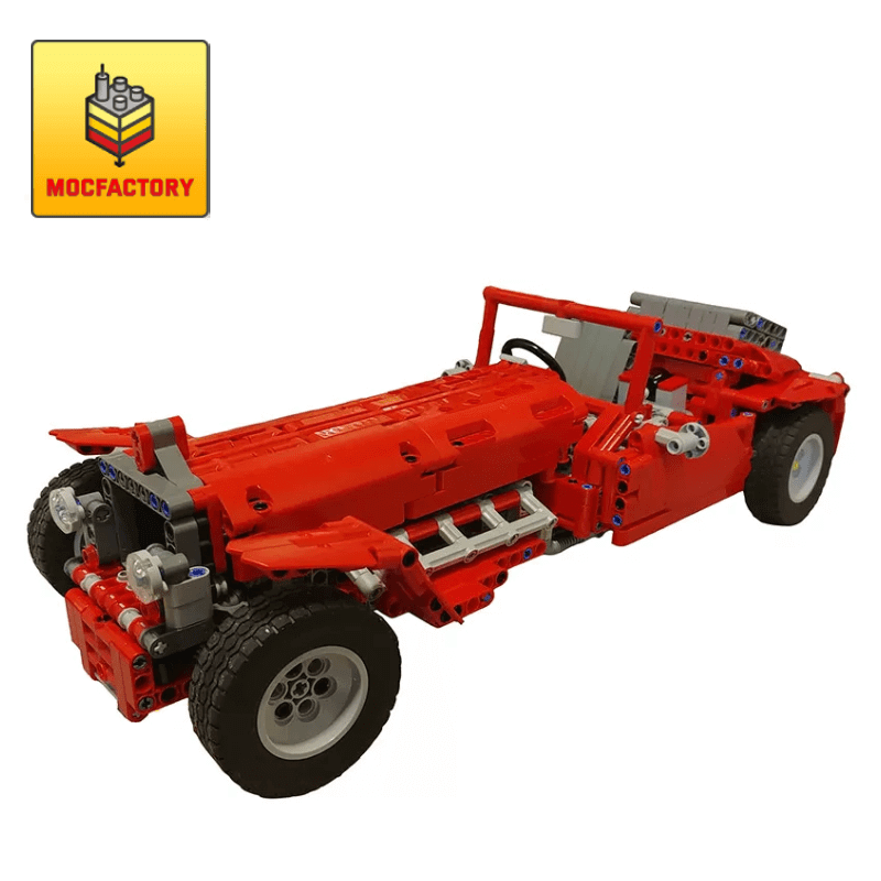 MOC 3740 Classics Car TE009 Super Car by Technicbasics