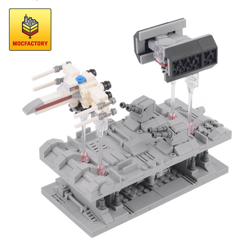 MOC-38337 Trench Run Pursuit Star Wars movie by JKBrickworks