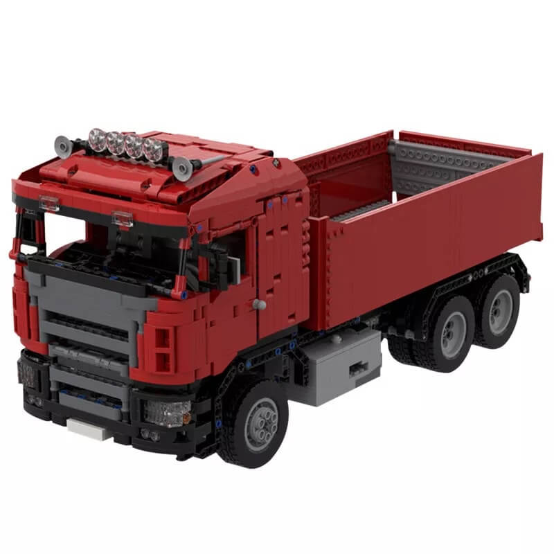 MOC-38781 Red Scania Dump Truck by Springer83