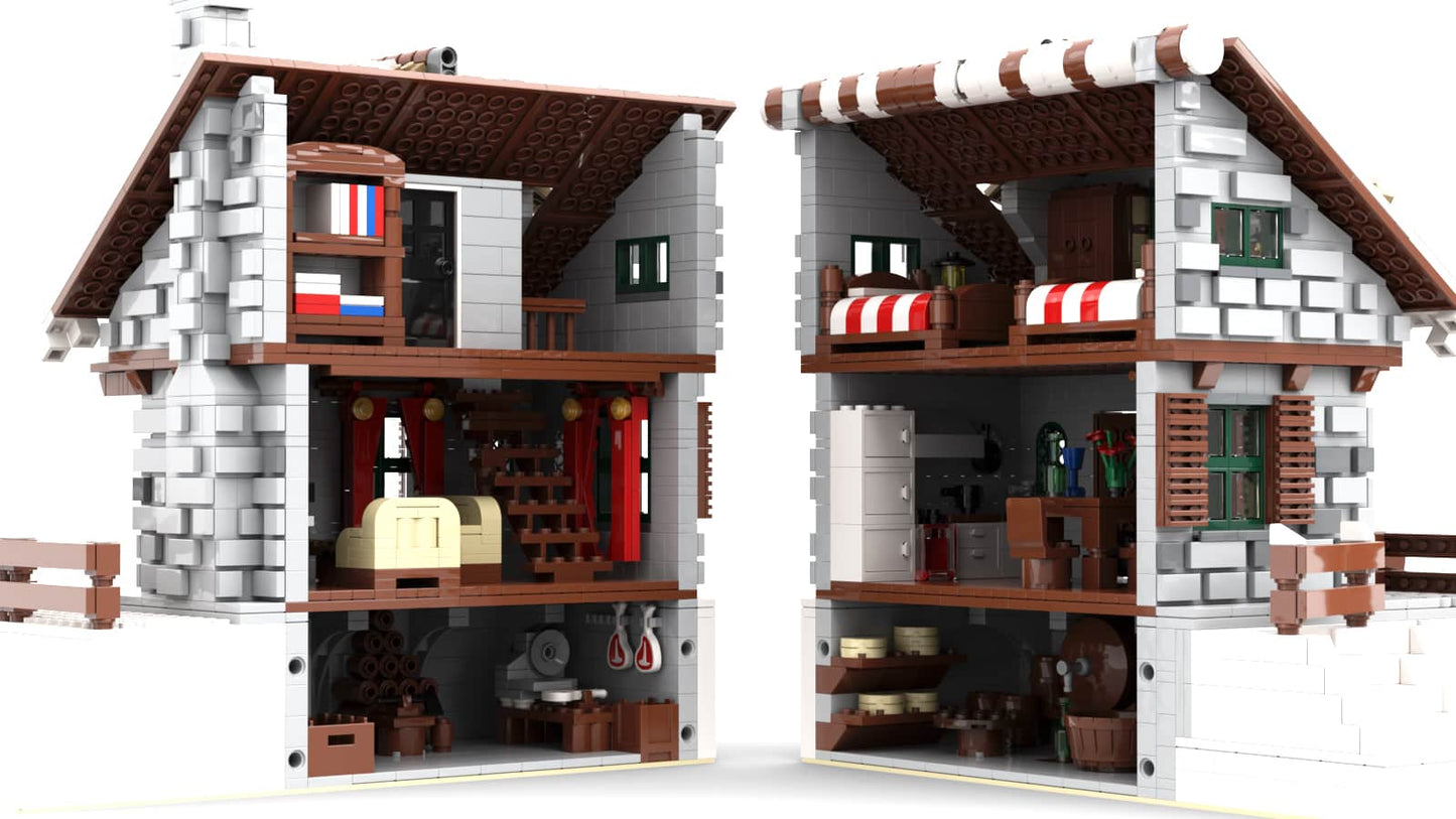 MOC-38793 Winter Chalet modular by FabrizioP