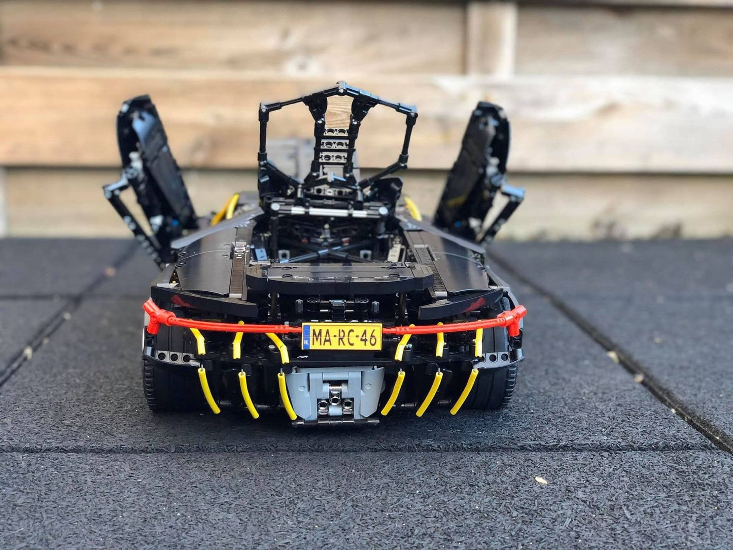 MOC 39933 Lamborghini Centenario Black Hypercar 1 8