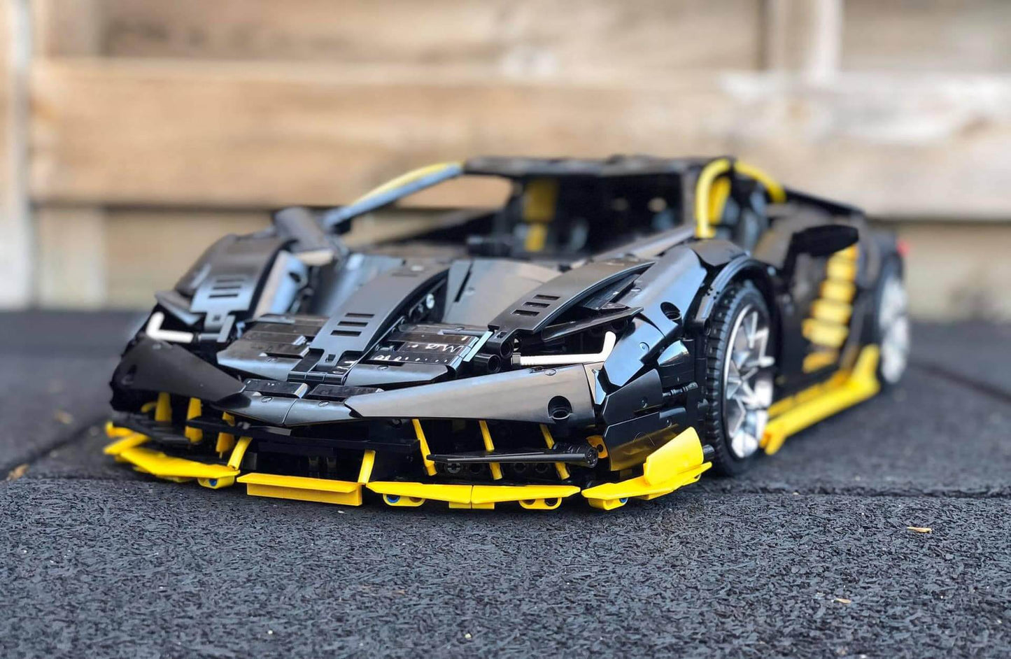 DK 2102 MOC 39933 Lamborghini Centenario Black Hypercar 1 8