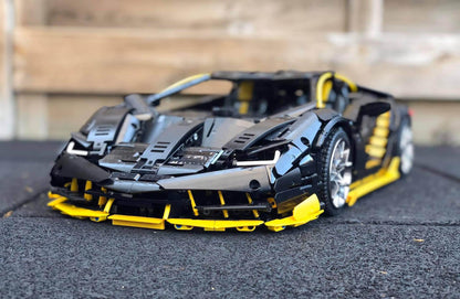 DK 2102 MOC 39933 Lamborghini Centenario Black Hypercar 1 8
