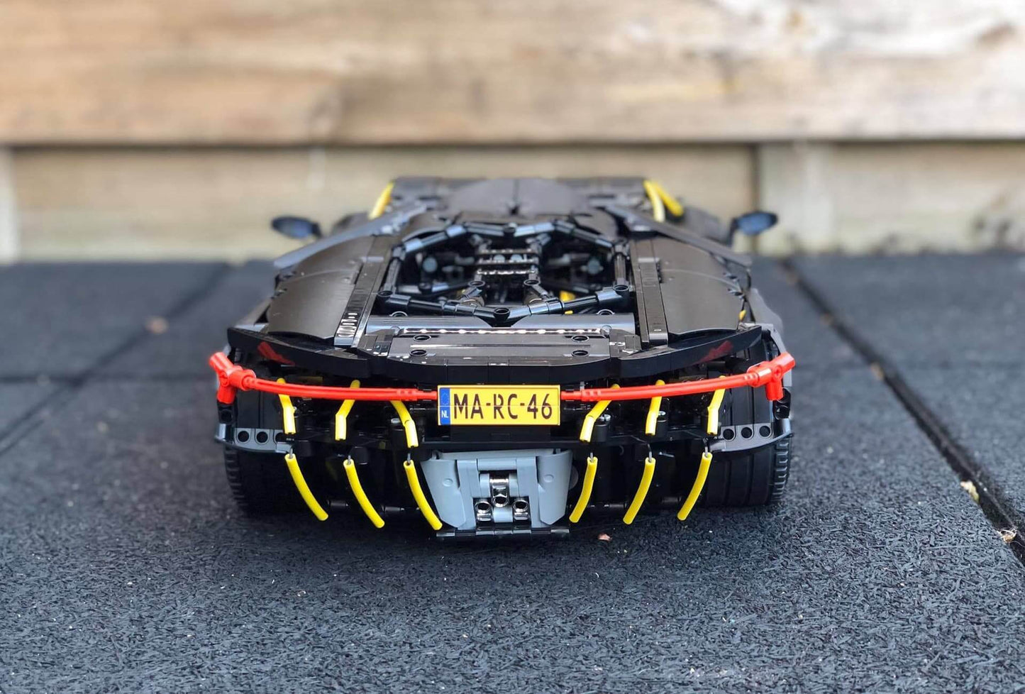 DK 2102 MOC 39933 Lamborghini Centenario Black Hypercar 1 8