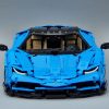 CADA C61041 MOC 39933 Lamborghini Centenario Light Blue Cepheus Hypercar 1 8