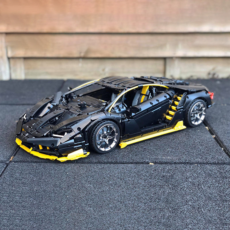 MOC-39933 Mechanische Hohe-Tech Serie Supersonic Gini LP770 Racing Auto Supercar Bausteine 3789 stücke Ziegel Spielzeug Auto Geschenk