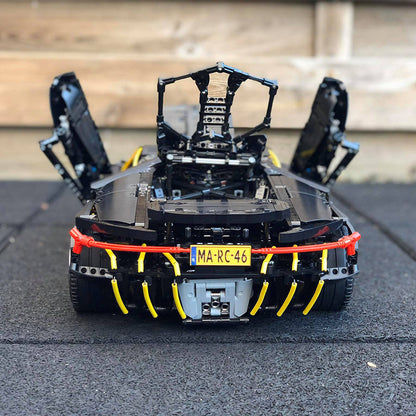 MOC-39933 Mechanische Hohe-Tech Serie Supersonic Gini LP770 Racing Auto Supercar Bausteine 3789 stücke Ziegel Spielzeug Auto Geschenk