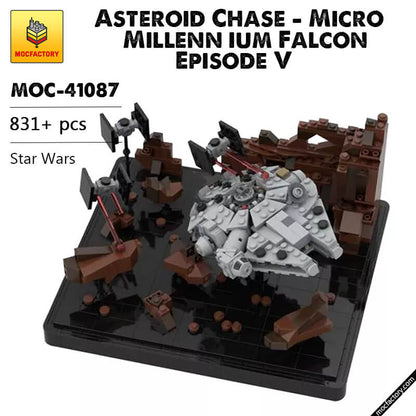 MOC-41087 Asteroid Chase ? Micro Millenn ium Falcon ? Episode V Star Wars by 6211