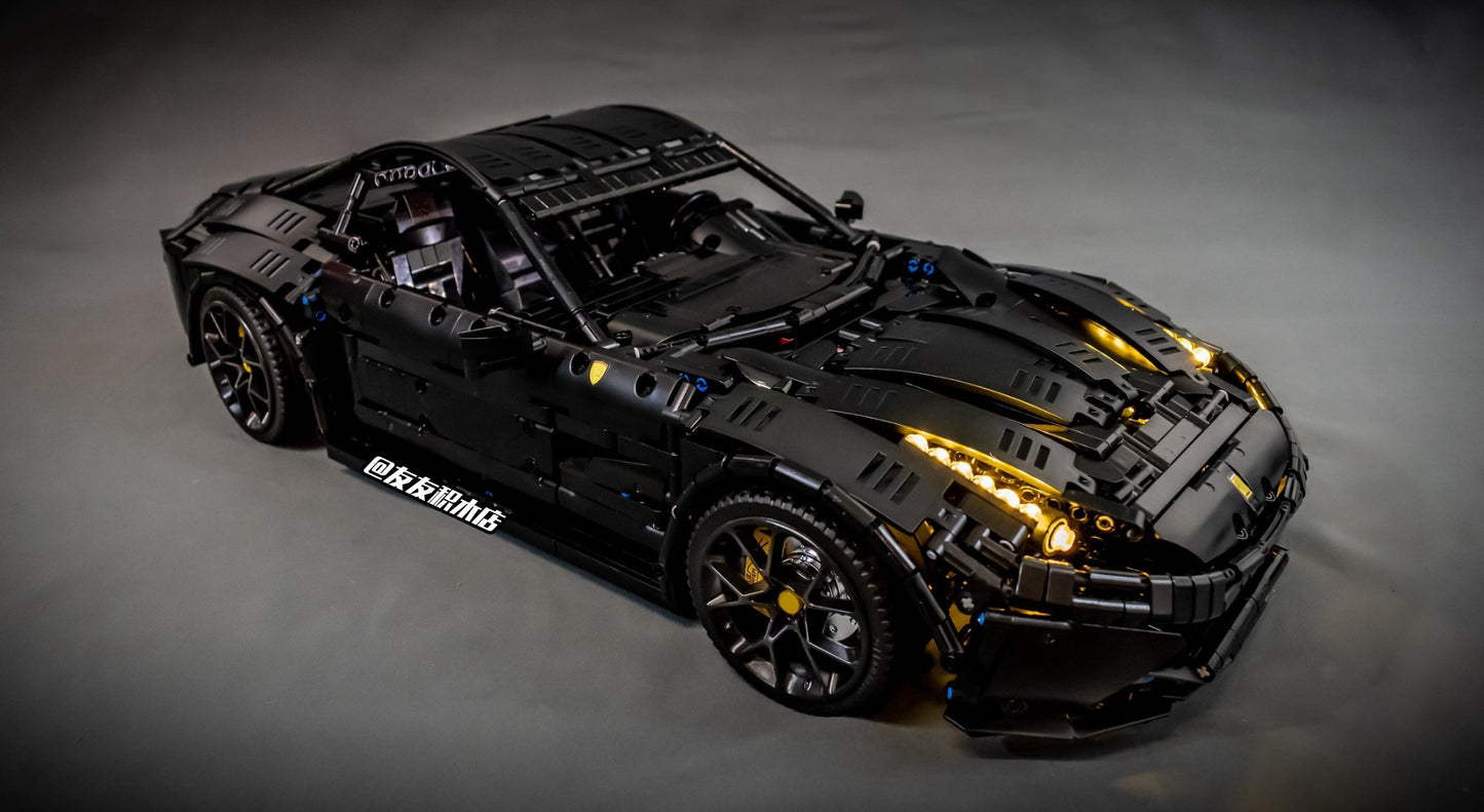 MOC-41271  Compatible 4-Color F12 Static Supercar About 3159pcs Building Blocks Toy Ship From China