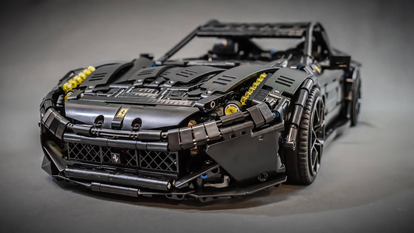 MOC 41271 Black Ferrari F12 Super Car by Loxlego