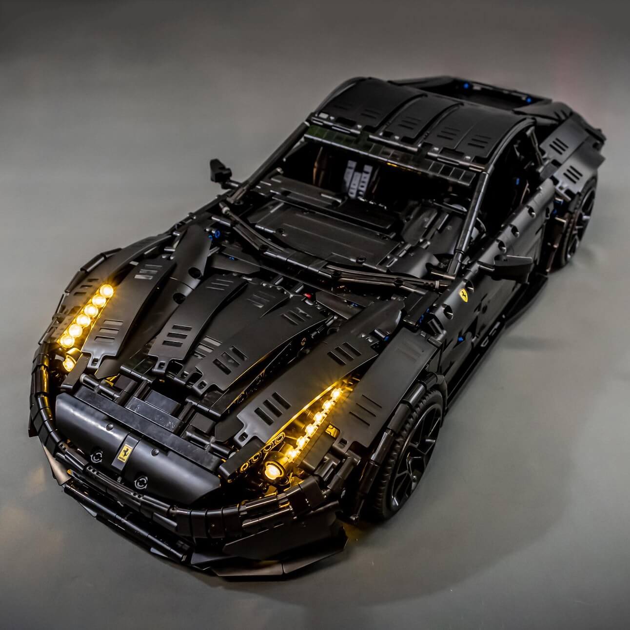 MOC 41271 Black Ferrari F12 Super Car by Loxlego