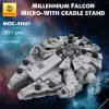 MOC-41461 Millenn ium Falcon-Micro-With cradle stand Star Wars by 6211