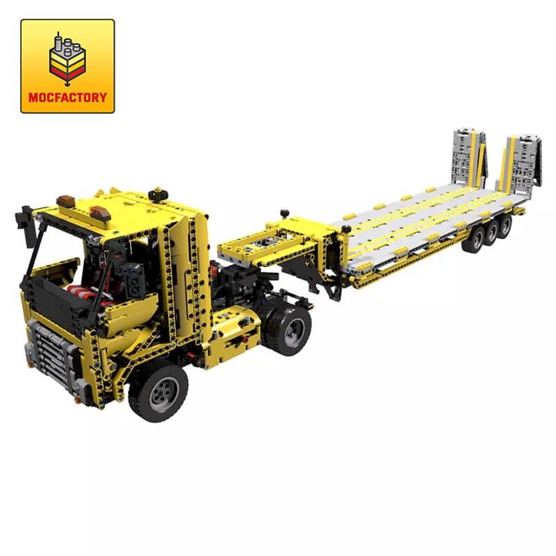 MOC-4246 Tieflader V2 (Low loader V2) super vehicle by jb70