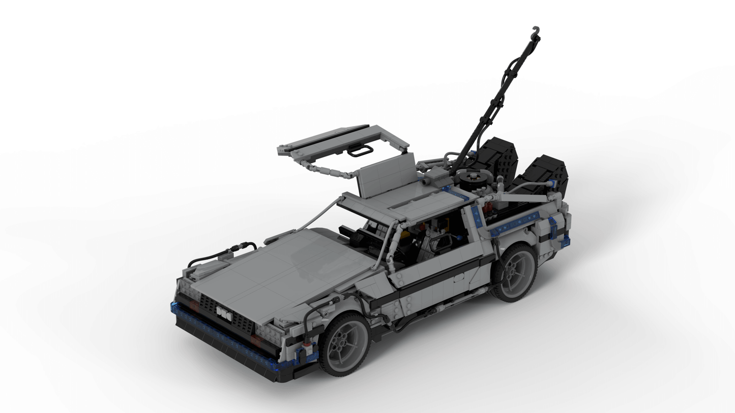 MOC 42632 Back to the Future 1985 DeLorean Time Machine by luissaladrigas