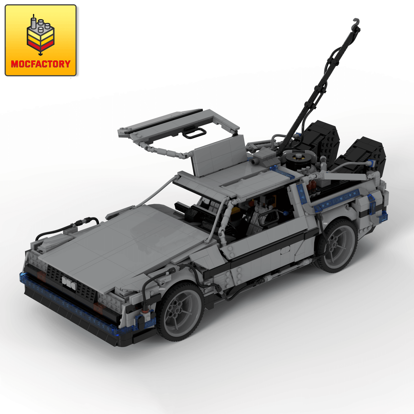 MOC 42632 Back to the Future 1985 DeLorean Time Machine by luissaladrigas