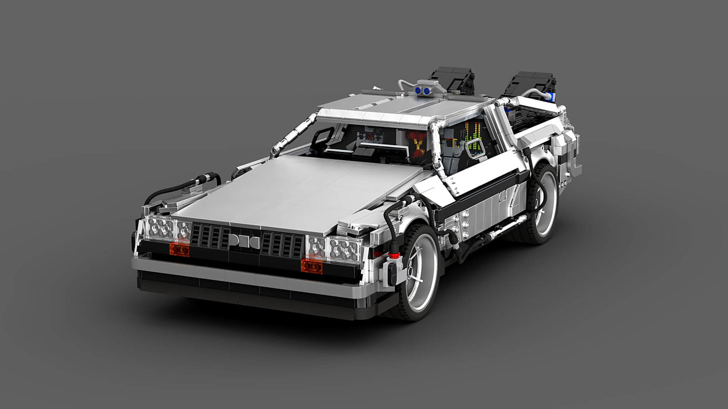 MOC 42632 Back to the Future 1985 DeLorean Time Machine by luissaladrigas