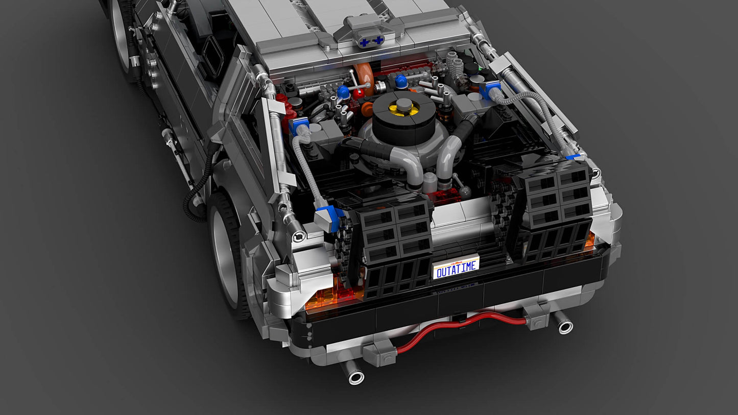 MOC 42632 Back to the Future 1985 DeLorean Time Machine by luissaladrigas