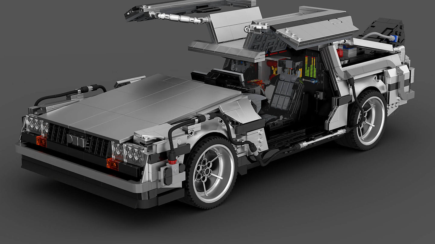 MOC 42632 Back to the Future 1985 DeLorean Time Machine by luissaladrigas