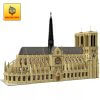 MOC-43974 Notre Dame de Paris in France ? Modular Building Dimension by STEBRICK