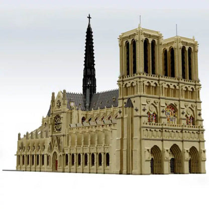 MOC-43974 Notre Dame de Paris in France ? Modular Building Dimension by STEBRICK