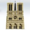 MOC-43974 Notre Dame de Paris in France ? Modular Building Dimension by STEBRICK