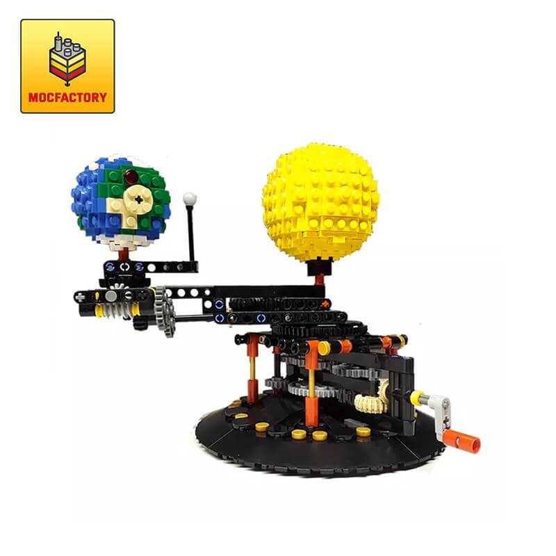 MOC 4477 Earth, Moon and Sun Orrery by JKBrickworks Creator Expert