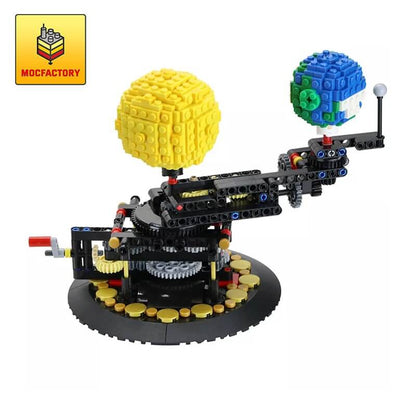 MOC 4477 Earth, Moon and Sun Orrery by JKBrickworks Creator Expert