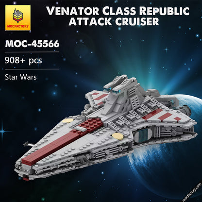 MOC-45566 Venator Class Republic attack cruiser Star Wars by Red5-Leader