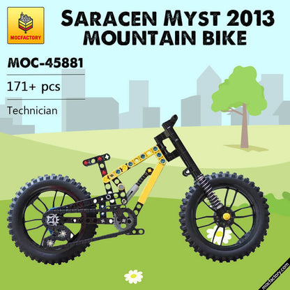 MOC-45881 Saracen Myst 2013 mountain bike Technician by Thelegomountainbiker