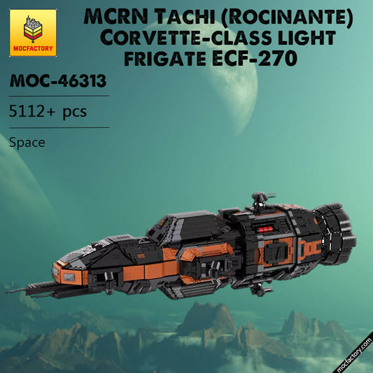 MOC-46313 MCRN Tachi (Rocinante) ? Corvette-class light frigate ECF-270 MCRN Tachi Space by brickgloria