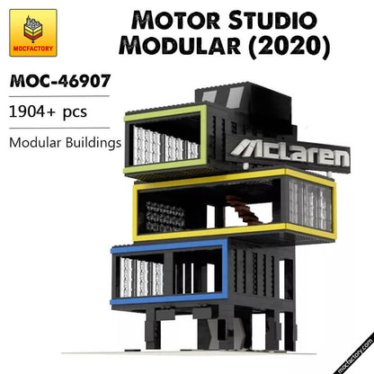 MOC-46907 Motor Studio Modular (2020) Modular Buildings by ohsojang