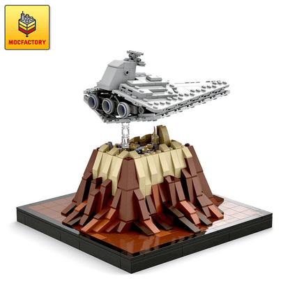 MOC 47569 Mini Scale Destroyer Over Jedha by Dopey1479