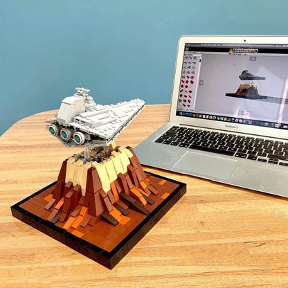 MOC 47569 Mini Scale Destroyer Over Jedha by Dopey1479