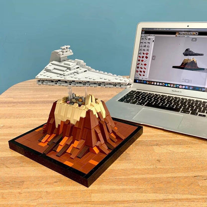 MOC 47569 Mini Scale Destroyer Over Jedha by Dopey1479