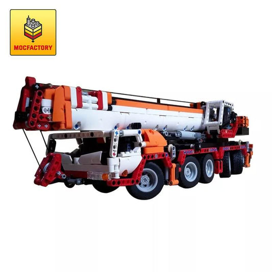 MOC-8316 Five-axle crane super construction vehicle by ErikLeppen
