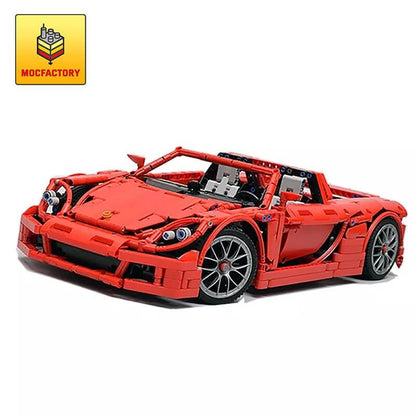 MOC 8579 Porsche Carrera GT (1:10) Red Super car by Artemy Zotov