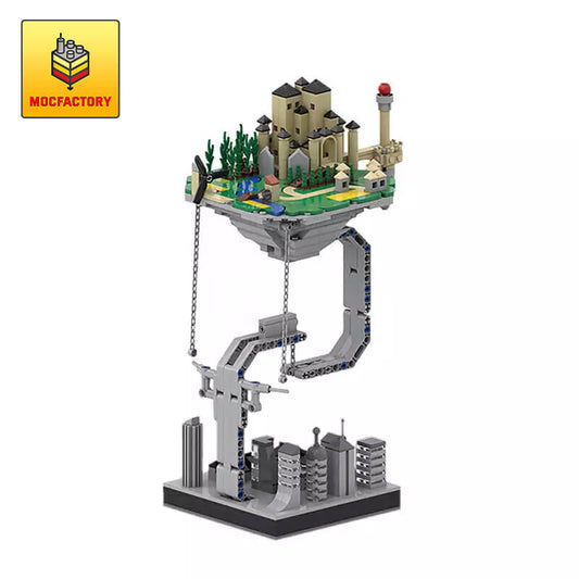 MOC 90010 Floating Castle Harry Potter Movie Anti-Gravity