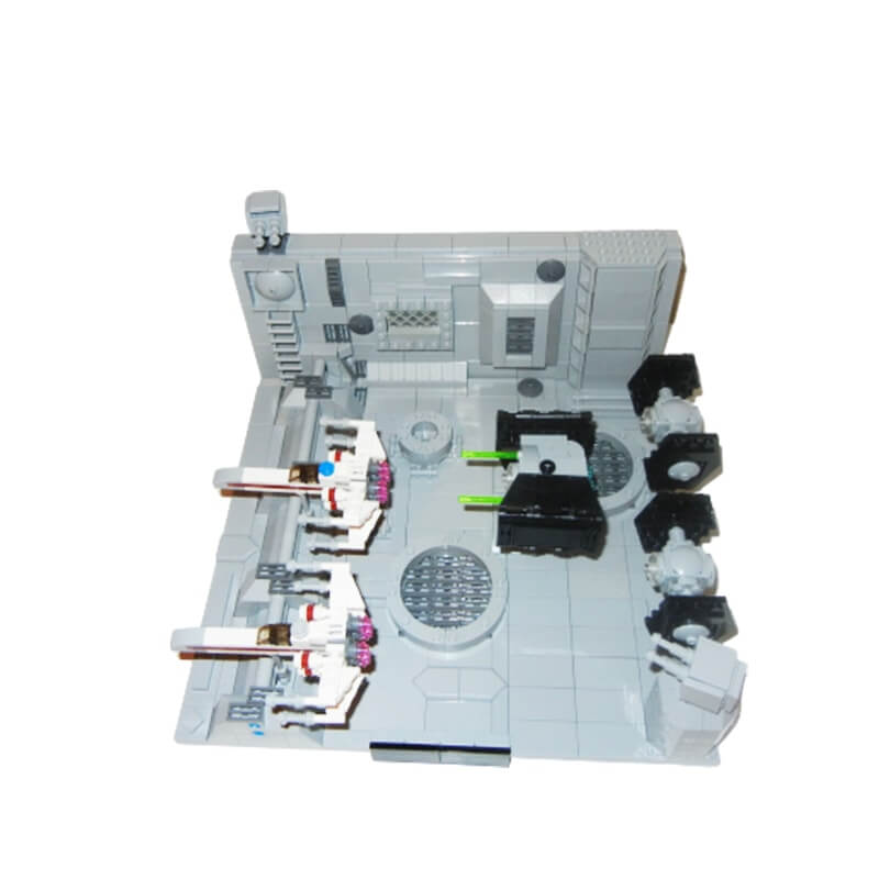 MOC-9741 Centi Scale Death Star Trench Run Star Wars by Whovian41110