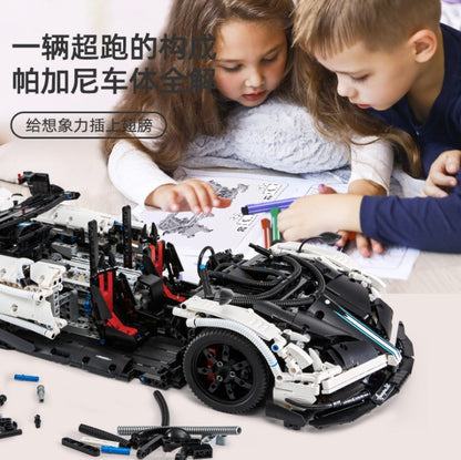 MOC 97900 Technic Series Pagani Zonda Super Race Car Set Building Blocks Bricks Kit Toys Ship From China