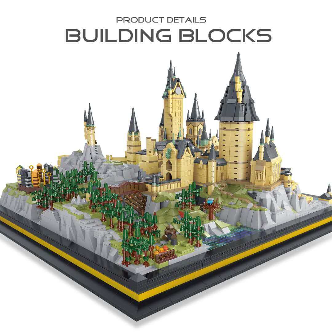 MOC BLOCKS M10001 Hogwarts Castle Small Scale 7200+ Pcs