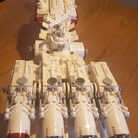 MOC 10308 Mortesv?s CR-90 Corellian Corvette ? Blockade Runner (Tantive IV) by cjd_223