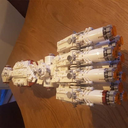 MOC 10308 Mortesv?s CR-90 Corellian Corvette ? Blockade Runner (Tantive IV) by cjd_223