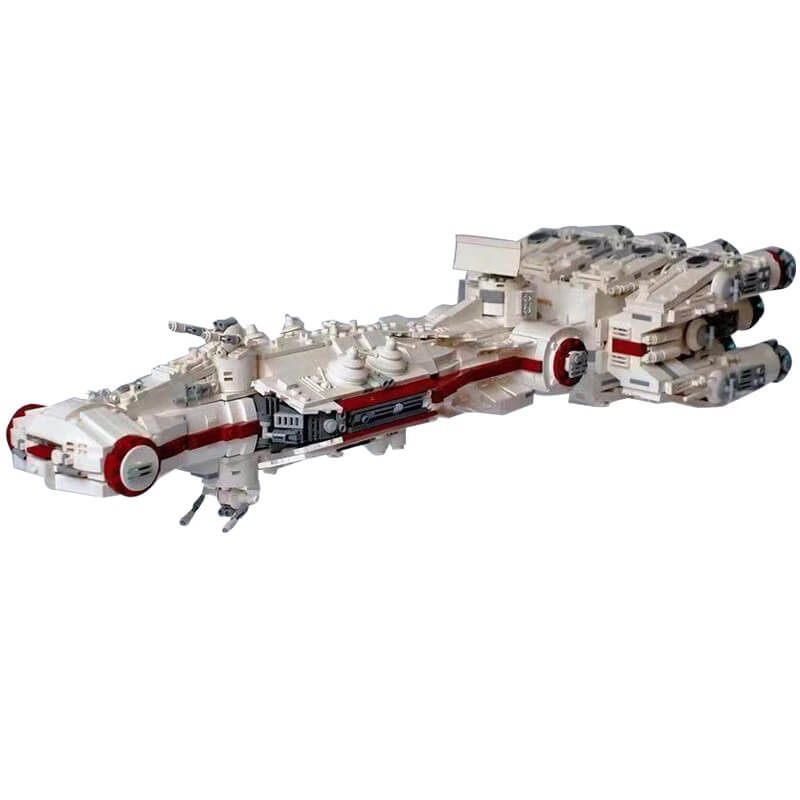 MOC 10308 Mortesv?s CR-90 Corellian Corvette ? Blockade Runner (Tantive IV) by cjd_223
