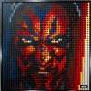 8900 Mosaic Portrait: The Dark Lord of Star Wars Sith Compatible LEGO 31200