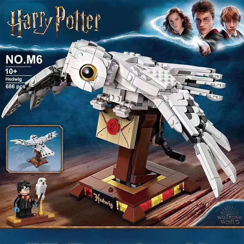 M6 Harry Potter: The Blocked Edition of Hedwig Compatible LEGO 75979