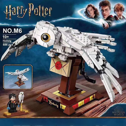 M6 Harry Potter: The Blocked Edition of Hedwig Compatible LEGO 75979