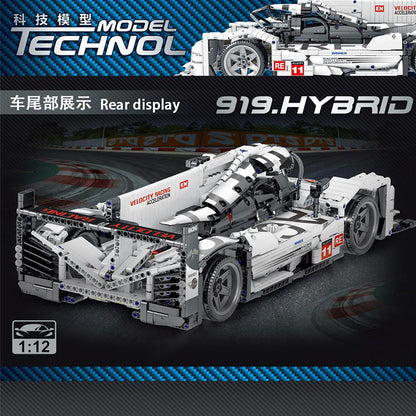 MORK 022012 Technic Series "Porsche" 919 "Hybrid" Sports-car racing model 1722Pcs Building Block Toy From China