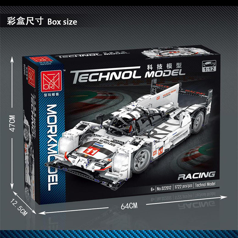 MORK 022012 Technic Series "Porsche" 919 "Hybrid" Sports-car racing model 1722Pcs Building Block Toy From China
