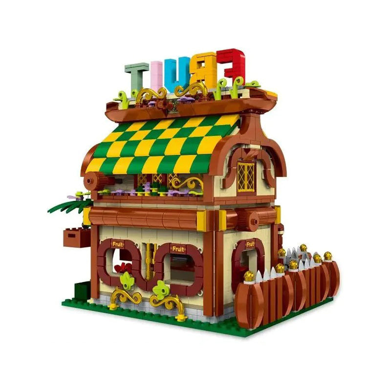 MORK 031052 MOC Modular Buildings ToonCity Fruit House Building Blocks 1638pcs Bricks Toys From China.