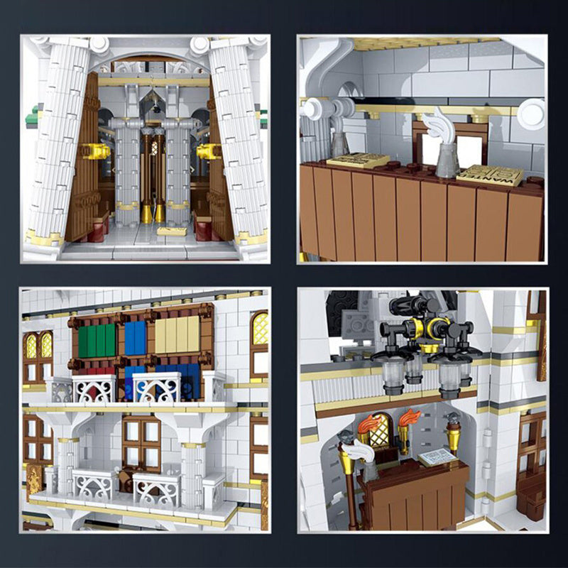MORK 032101 Movie &amp; Game Gringotts Bank &amp; Ukranian Ironbelly Dragon - Diagon Alley 4185pcs Building Blocks From USA Delivery.